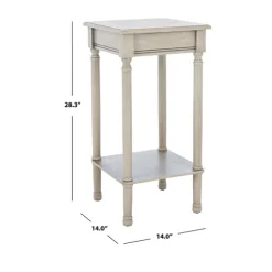Kirkland's Home Accent & End Tables-Tilley Beige Classic Square Accent Table