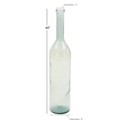 Kirkland's Home Vases-Tinted Farmhouse Glass Bottle Vase
