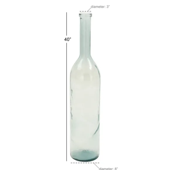 Kirkland's Home Vases-Tinted Farmhouse Glass Bottle Vase