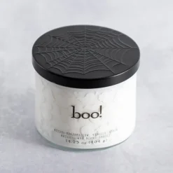 Kirkland's Home Candles-Toasted Marshmallow Halloween Jar Candle