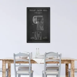 Kirkland's Home Wall Quotes & Signs-Toilet Paper Patent Canvas Art Print, 18X26 In.