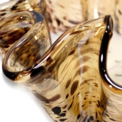 Kirkland's Home Decorative Bowls & Jars-Tortoise Shell Murano Glass Bowl