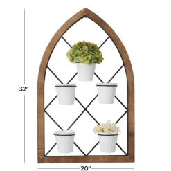 Kirkland's Home Wall Storage-Traditional Arch Metal Wall Planter