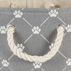 Kirkland's Home Baskets & Boxes-Trellis Paw Print Storage Basket, 14 In.