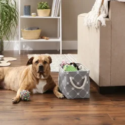 Kirkland's Home Baskets & Boxes-Trellis Paw Print Storage Basket, 14 In.