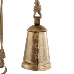 Kirkland's Home Decorative Accents-Triangular Aged Hanging Bells, Set Of 3