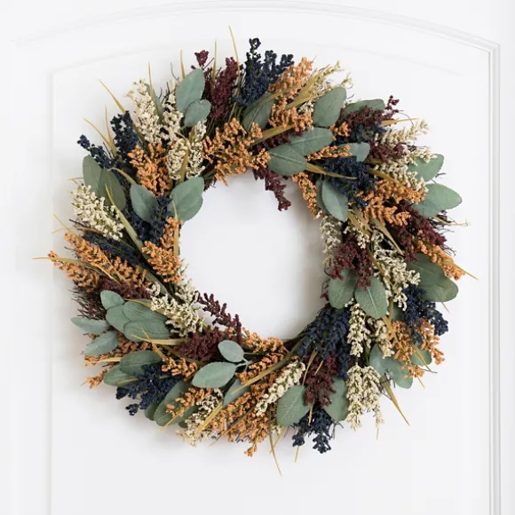 Kirkland's Home Wreaths-Tricolor Eucalyptus Wreath