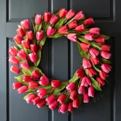 Kirkland's Home Wreaths-Tulip Wreath