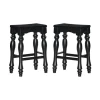 Kirkland's Home Bar Stools & Counter Height Stools-Turned Legs Island Stools, Set Of 2