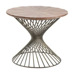 Kirkland's Home Accent & End Tables-Turner Twisted Base Side Table