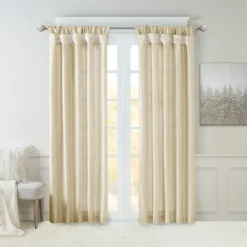 Kirkland's Home Curtains & Drapes-Twist Top Curtain Panel, 84 In.