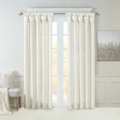 Kirkland's Home Curtains & Drapes-Twist Top Curtain Panel, 84 In.