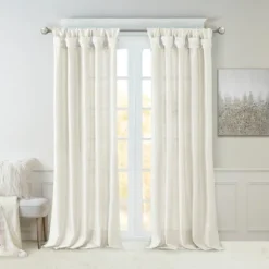 Kirkland's Home Curtains & Drapes-Twist Top Curtain Panel, 120 In.