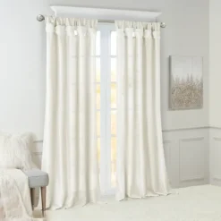 Kirkland's Home Curtains & Drapes-Twist Top Curtain Panel, 120 In.