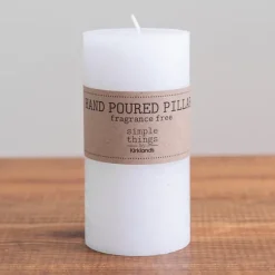 Kirkland's Home Candles-Unscented Pillar Candle, 6 In.