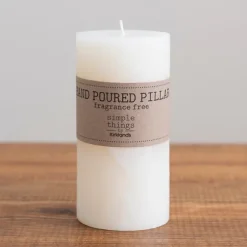 Kirkland's Home Candles-Unscented Pillar Candle, 6 In.