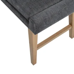 Kirkland's Home Benches & Ottomans-Upholstered And Wood Legs Bench