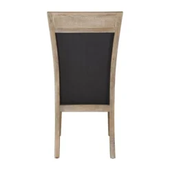 Kirkland's Home Dining Chairs-Upholstered Cane Detailing Dining Chair