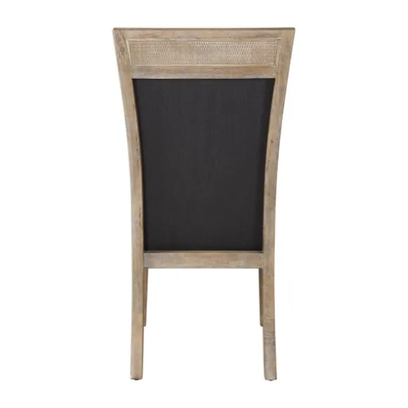 Kirkland's Home Dining Chairs-Upholstered Cane Detailing Dining Chair