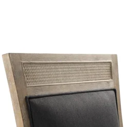 Kirkland's Home Dining Chairs-Upholstered Cane Detailing Dining Chair