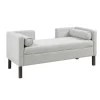 Kirkland's Home Benches & Ottomans-Upholstered Modern Split Back Bench