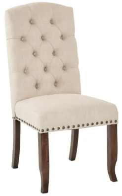 Kirkland's Home Dining Chairs-Upholstered Nailhead Trim Dining Chair