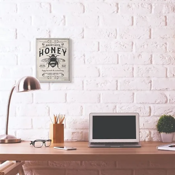 Kirkland's Home Wall Quotes & Signs-Vintage Honey Bee Framed Wall Plaque