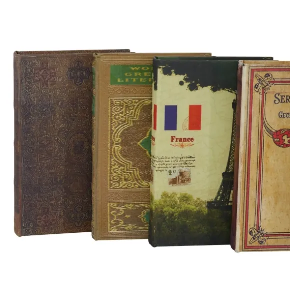 Kirkland's Home Baskets & Boxes-Vintage Library Decorative 6-Pc. Book Box Set