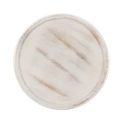 Kirkland's Home Accent & End Tables-Vintage Wood Carved Birds Accent Table