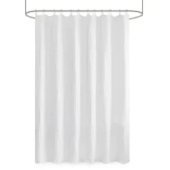 Kirkland's Home Shower Curtains-Waffle Cotton Shower Curtain