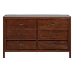Kirkland's Home Dressers & Chests-Walnut Classic 6-Drawer Dresser