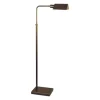 Kirkland's Home Floor Lamps-Warm Bronze Metal Reading Floor Lamp