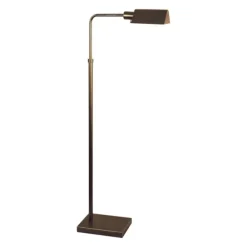 Kirkland's Home Floor Lamps-Warm Bronze Metal Reading Floor Lamp