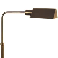 Kirkland's Home Floor Lamps-Warm Bronze Metal Reading Floor Lamp