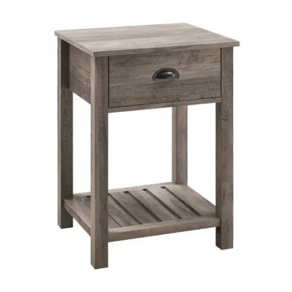 Kirkland's Home Accent & End Tables-Wash Country Accent Table
