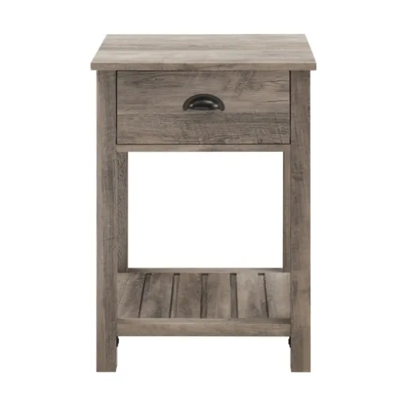 Kirkland's Home Accent & End Tables-Wash Country Accent Table