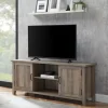 Kirkland's Home Tv Stands & Media Consoles-Wash Grooved Door Tv Stand