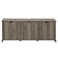 Kirkland's Home Tv Stands & Media Consoles-Wash Sliding Barn Door Tv Stand