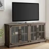 Kirkland's Home Tv Stands & Media Consoles-Wash Window 4-Door Tv Stand