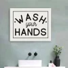 Kirkland's Home Wall Quotes & Signs-Wash Your Hands Giclee Canvas Art Print, 20X16 In.