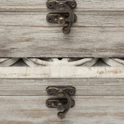 Kirkland's Home Baskets & Boxes-Washed Wood Boxes, Set Of 2