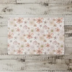 Kirkland's Home Kitchen & Floor Mats-Watercolor Flowers Kitchen Mat