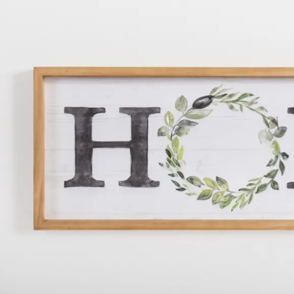 Kirkland's Home Wall Quotes & Signs-Watercolor Home Wreath Wall Plaque