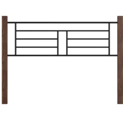 Kirkland's Home Beds & Headboards-Weathered Brown Farmhouse Queen Bed