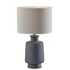 Kirkland's Home Table Lamps-Weathered Stone Jug Table Lamp