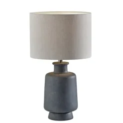 Kirkland's Home Table Lamps-Weathered Stone Jug Table Lamp