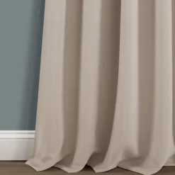 Kirkland's Home Curtains & Drapes-Wheat Knotted Curtain Panel Set, 84 In.