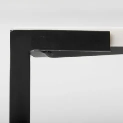 Kirkland's Home Coffee Tables-White And Onyx Marble Top Square Coffee Table