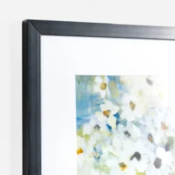 Kirkland's Home Framed Art-White Daisies In Blue Vase Framed Art Print