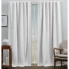 Kirkland's Home Curtains & Drapes-White Marl Blackout 2-Pc. Curtain Panels, 96 In.
